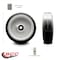 Service Caster SCC - 8" Rubber on Aluminum Wheel Only w/Roller Bearing-1/2" Bore-600 lbs Cpty SCC-RAR820 - alternate 2